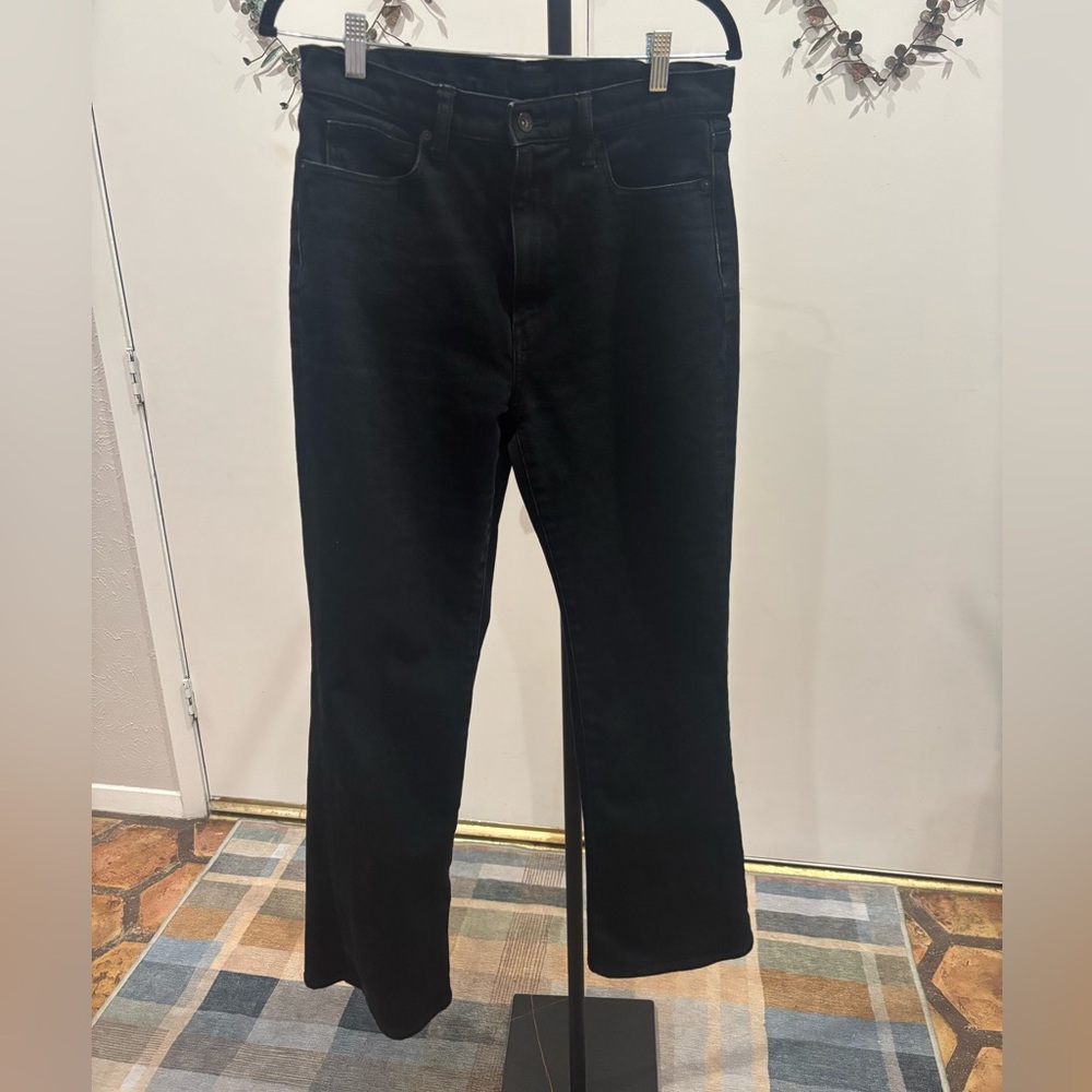 Uniqlo Black Slim Flare Jeans